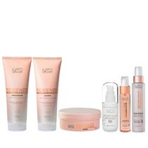 Kit K.Pro Regenér - Shampoo 240ml + Condicionador 240ml + Máscara 165g + Óleo 60ml + Balm 120ml + K21 30ml Kit K.Pro Regenér - Shampoo 240ml + Condicionador 240ml + Máscara 165g + Óleo 60ml + Balm 120ml + K21 30ml