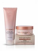 kit k.pro regenér shampoo 240ml máscara 165g reconstrução profunda, hidratação intensa e brilho profissional kit k.pro regenér shampoo 240ml máscara 165g reconstrução profunda, hidratação intensa e brilho profissional
