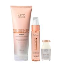 Kit K.Pro Regenér Shampoo 240ml + Óleo 60ml + Ampola 10ml