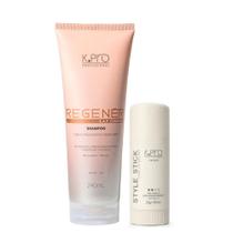 Kit K.Pro Regenér - Shampoo 240ml + Style Stick 30g