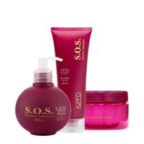Kit K.Pro S.O.S. Summer Shampoo Leave-in e Máscara (3 produtos) Kit K.Pro S.O.S. Summer Shampoo Leave-in e Máscara (3 produtos)