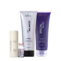 Kit K.Pro - Special Silver Shampoo 240ml + pH Acidificante 230g + Regenér Shot Repair 10ml + Style Stick 30g Kit K.Pro - Special Silver Shampoo 240ml + pH Acidificante 230g + Regenér Shot Repair 10ml + Style Stick 30g
