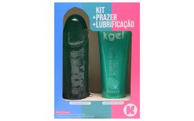 Kit K-Softline Lubrificante + Protese De Borracha MENTA Kgel - K GEL