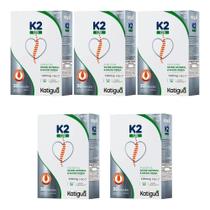 Kit K2 120mcg Com 5 Caixas De 30 Cápsulas Cada