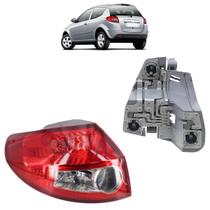 Kit Ka 2008 2009 2010 2011 2012 Circuito Lanterna Traseira Contato Inox Lanterna Traseira Bicolor Lisa Acrílico