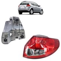 Kit Ka 2008 2009 2010 2011 2012 Circuito Lanterna Traseira Contato Inox Lanterna Traseira Bicolor Lisa Acrílico