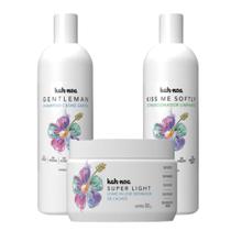 Kit Kah-Noa Higienizadores Shampoo Condicion E Super Light