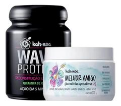 Kit Kah-noa Leave-in Melhor Amigo + máscara Wave Protein Kit Kah-noa Leave-in Melhor Amigo + máscara Wave Protein