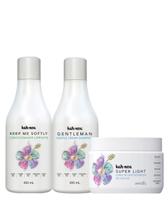 Kit Kah-Noa Shampoo, Condicionador Limpante e Leave-in Super Light Kit Kah-Noa Shampoo, Condicionador Limpante e Leave-in Super Light
