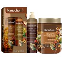 Kit Kanechom Óleo de Café com Óleo de Coco 4 Itens Kit Kanechom Óleo de Café com Óleo de Coco 4 Itens