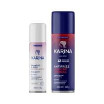 Kit Karina Hair Spray Normal 250ml Shampoo a Seco Revitalizante