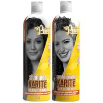 Kit Karité Soul Power Shampoo E Condicionador Nutrição Hidratação Definição Capilar Cabelo Vegano