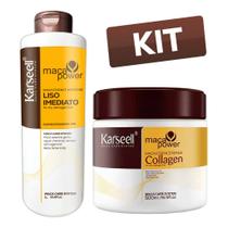 Kit Karseell Collagen Máscara E Progressiva Liso Imediato