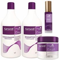 Kit Karseell Platinum Matizador 4 Produtos Loiro Branco, Grisalho Sem Amarelado
