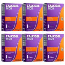 Kit Katigua Calcigel MDK 6 Caixas 60 Cápsulas Cada