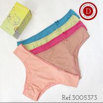 Kit Katy 5 Calcinhas Diamantes Lingerie TAM P