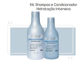 Kit Keep Repair Muriel Hidratação Intensiva c/ Shampoo 300ml e Condicionador 220ml.