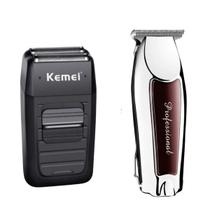 Kit Kemei 9163 Acabamento Premium + Shaver - Alpineshop