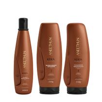 Kit Kera System Shampoo Mascara E Finalizador - Aneethun