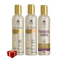 Kit Keracare Sha Detangling E Cond Humecto E Easy Cream240Ml