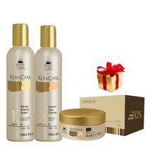 Kit Keracare - Shampoo, Condicionador e Máscara 240ml/180g Kit Keracare - Shampoo, Condicionador e Máscara 240ml/180g