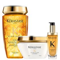 Kit Kérastas Elixir Ultime Shampoo Mascara e Óleo L'Huile Originale Kit Kérastas Elixir Ultime Shampoo Mascara e Óleo L'Huile Originale