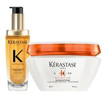 Kit Kérastase Nutritive Masque + Elixir Ultime L'Huile 75ml Kit Kérastase Nutritive Masque + Elixir Ultime L'Huile 75ml