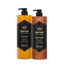 Kit Kerasys Propolis Shampoo Energy+ e Tratamento Shine 1L
