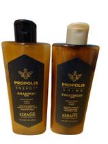 Kit Kerasys Shampoo Propóleo Y Máscara Brillo 2x180ml Cabello Suave Y Brillante