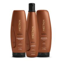 Kit KeraSystem Shampoo 300ml Máscara 250g Finalizador 250g Kit KeraSystem Shampoo 300ml Máscara 250g Finalizador 250g