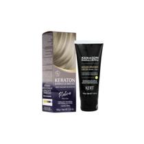 Kit Keraton Banho de Brilho Tonalizante 100g Creme Reconstrutor Cor Platina