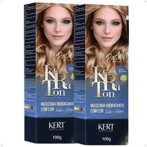 Kit Kert Keraton: 2 Tonalizantes Banho de Brilho Vegan Louro Pastel 100g Kit Kert Keraton: 2 Tonalizantes Banho de Brilho Vegan Louro Pastel 100g