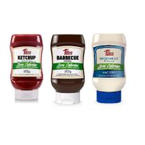 Kit Ketchup + Barbecue + Maionese - Mrs Taste