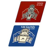 Kit Ketchup e Maionese Heinz Atacado Sachês c/144 cada caixa