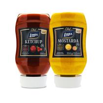 Kit Ketchup e Mostarda Zero Açúcar E Baixo Sódio Linea 350g Kit Ketchup e Mostarda Zero Açúcar E Baixo Sódio Linea 350g