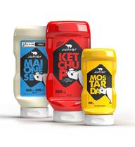 Kit ketchup + maionese + mostarda junior frasco