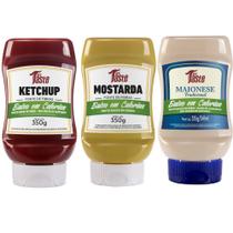 Kit Ketchup + Mostarda + Maionese - Mrs Taste