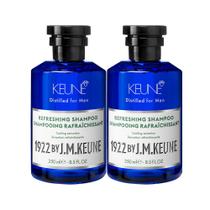 Kit Keune 1922 By J.M. Refreshing Shampoo Neutro Masculino 250ml (2 unidades) Kit Keune 1922 By J.M. Refreshing Shampoo Neutro Masculino 250ml (2 unidades)