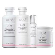 Kit Keune Care Color Brillianz - Shampoo e Condicionador e Máscara de Cuidado da Cor e Leave-in