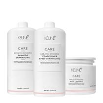 Kit Keune Care Keratin Smooth Salon Máscara 200 (3 produtos)