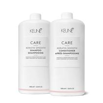 Kit Keune Care Keratin Smooth - Shampoo 1L + Condicionador 1L Kit Keune Care Keratin Smooth - Shampoo 1L + Condicionador 1L