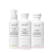 Kit Keune Care Keratin Smooth Shampoo Condicionador e Style Dry Nº11 (3 produtos)