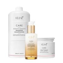 Kit Keune Care Keratin Smooth Shampoo Litro Máscara e Lumi Coat Supreme Cream Finalizador (3 produtos) Kit Keune Care Keratin Smooth Shampoo Litro Máscara e Lumi Coat Supreme Cream Finalizador (3 produtos)