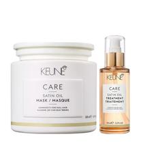 Kit Keune Care Satin Oil Máscara 500ml + Óleo 95ml