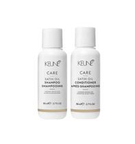 Kit Keune Care Satin Oil Shampoo+Condicionador 80ml