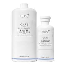 Kit Keune Care Silver Savior Shampoo Litro Condicionador 250ml (2 produtos)