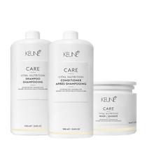 Kit Keune Care Vital Nutrition Salon Máscara 200 (3 produtos)