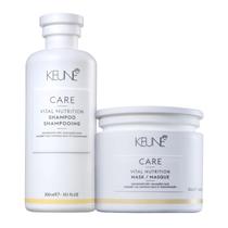 Kit Keune Care Vital Nutrition Shampoo 300ml + Máscara 200ml