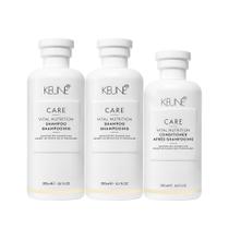 Kit Keune Care Vital Nutrition Shampoo e Condicionador (3 produtos)