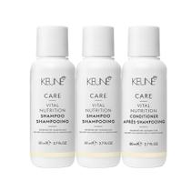 Kit Keune Care Vital Nutrition Shampoo e Condicionador 80ml (3 produtos)
